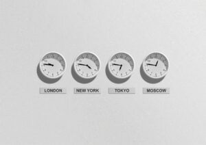 london new york tokyo and moscow clocks