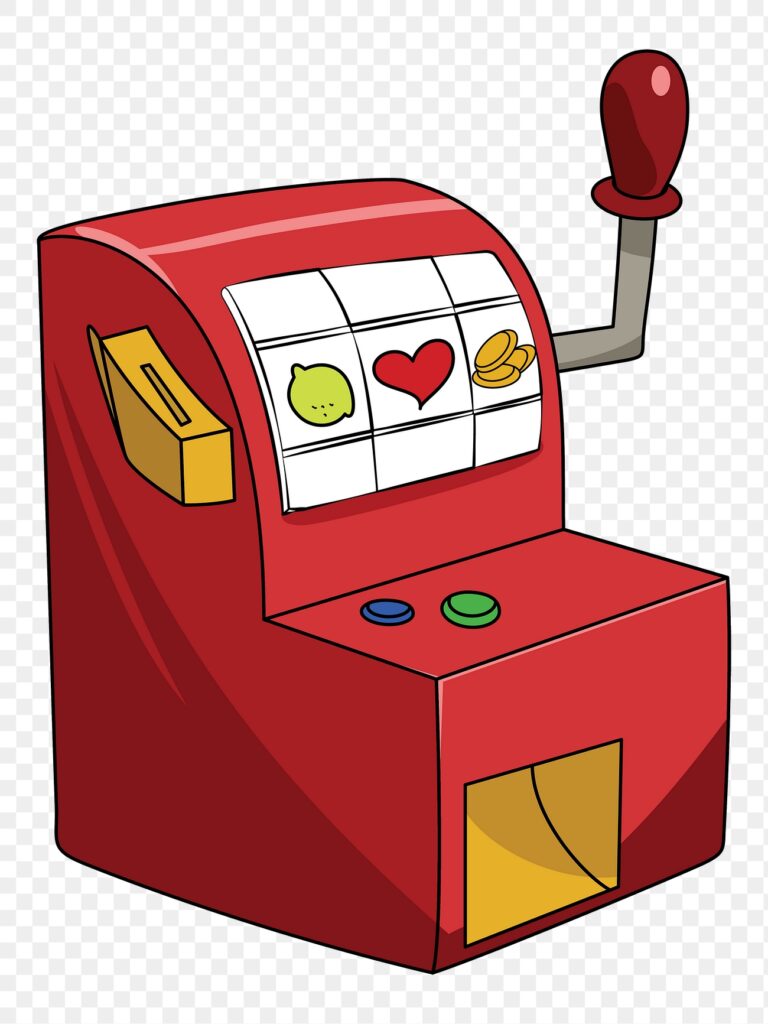 Slot machine png sticker, transparent